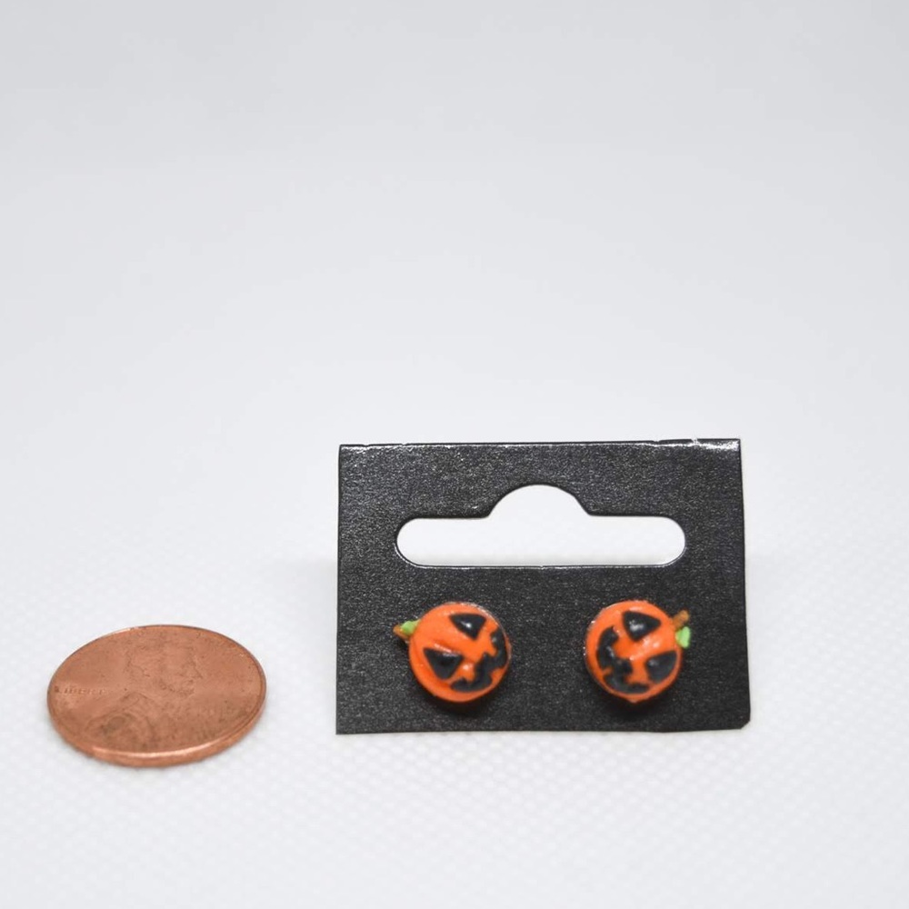 🎃Handmade Halloween Pumpkin Earrings🎃 - Picture 6 of 6